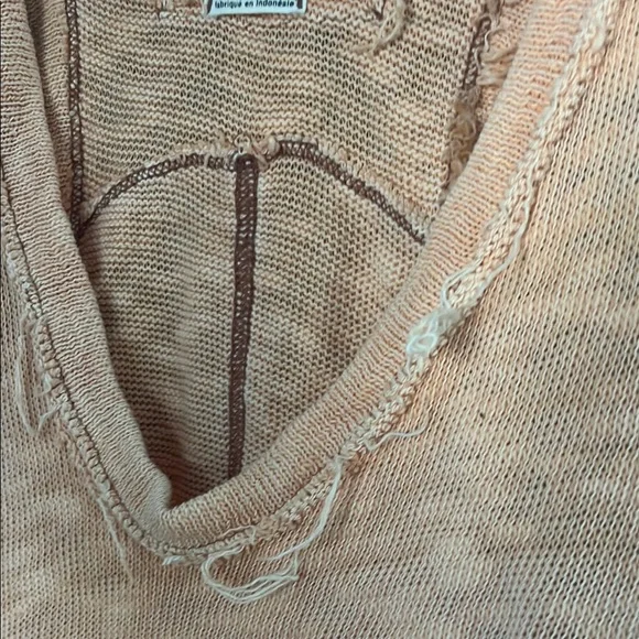 We The Free Orange Crop distressed Tank Top small - Picture 8 of 11